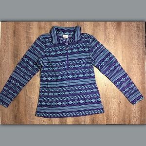 Columbia Glacial Fleece III Half zip printed Large